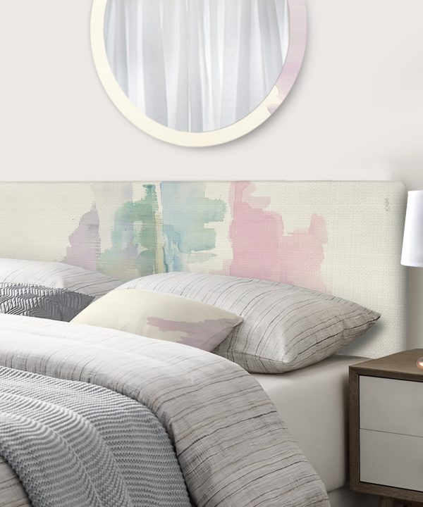 Pink Lifting Fog upholstered headboard Cheap Newest