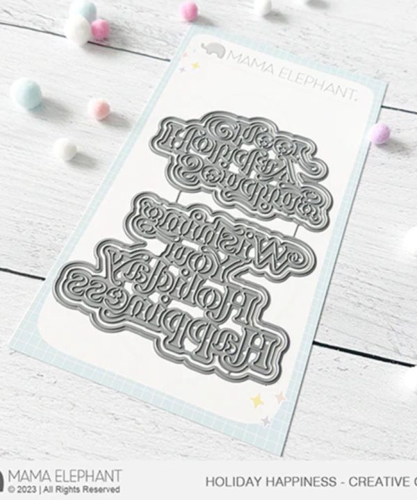 Mama Elephant Holiday Happiness - Creative Cuts Discount Cost