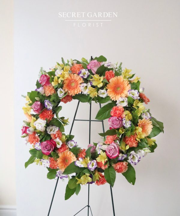 Colorful Serenity Wreath Cheap Sale Low Pice