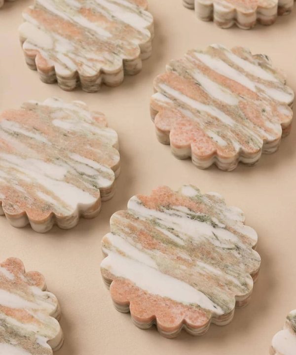 Scallop Trivet - Norwegian Rose With Paypal
