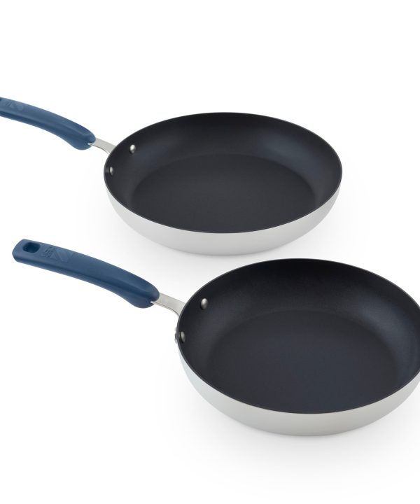 TruPro™ 10" and 12" Stainless Steel Fry Pan Set Very Cheap Pice
