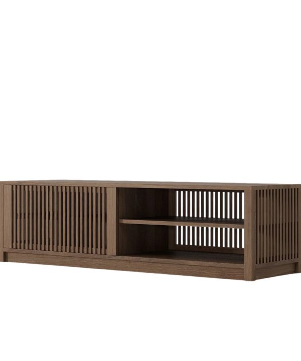 Ray Open Entertainment Unit - Teak Cheap For Cheap