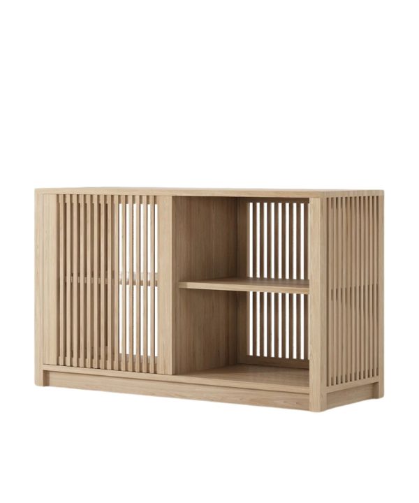 Ray Open Sideboard - Oak Get Authentic Cheap Pice