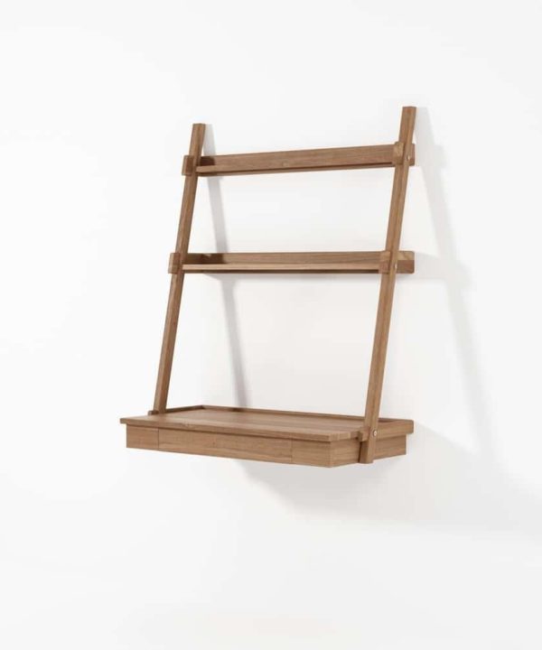 Simply City Hanging Desk - Teak Outlet With Credit Card