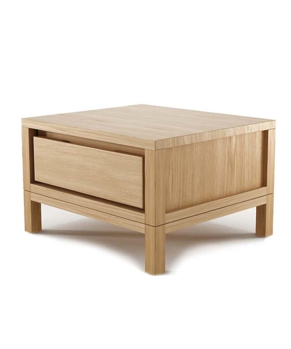 Solid Bedside Table - Oak Clearance Exclusive