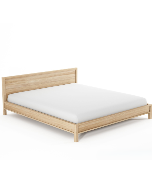 Solid King Bed - Oak Cheap Pice Original