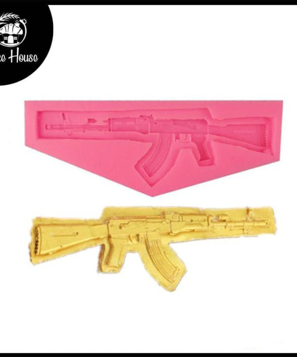 AK-47 Gun Silicone Fondant & Chocolate Mold Discount Countdown Package