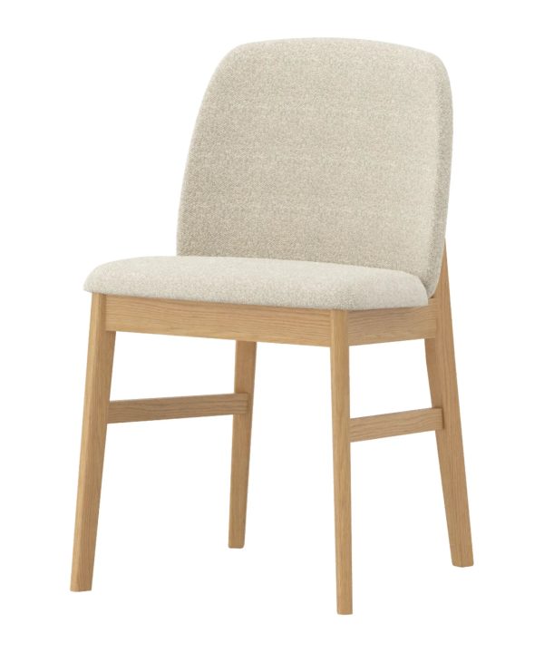 Stella Dining Chair - Oak/Beige Free Shipping Comfortable