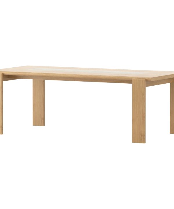 Stella Dining Table 220cm - Oak/Travertine Cheap Professional