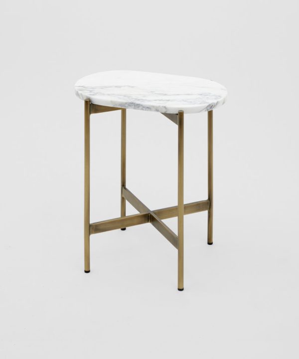 Rhonde Marble Side Table - Brass Cheap Sale Wiki