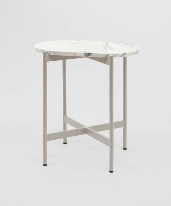 Rhonde Marble Side Table - Sand Sale Visit