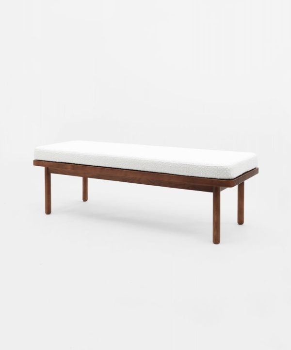 Scout Bench - Boucle/Walnut Cheap Sale Eastbay