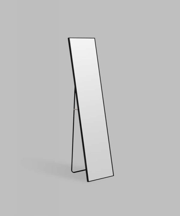 Simplicity Standing Mirror - Black View Cheap Pice