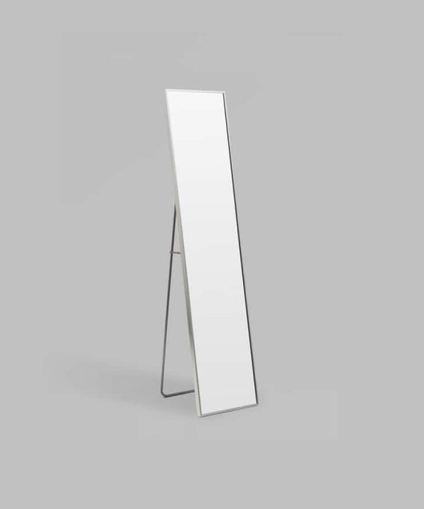 Simplicity Standing Mirror - Silver Clearance Best Place