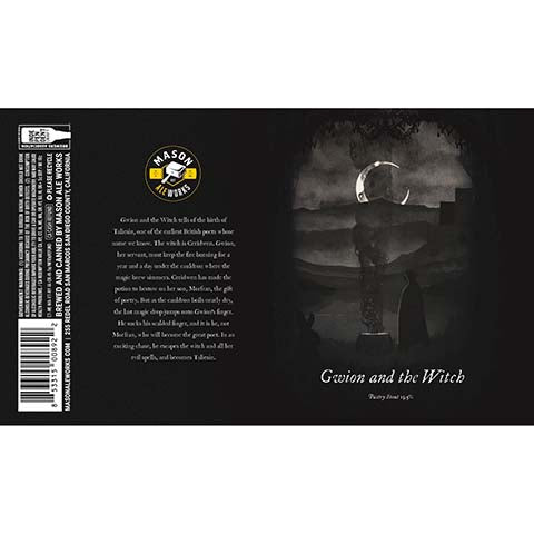 Mason Aleworks Gwion and the Witch Pastry Stout Free Shipping 2025 New