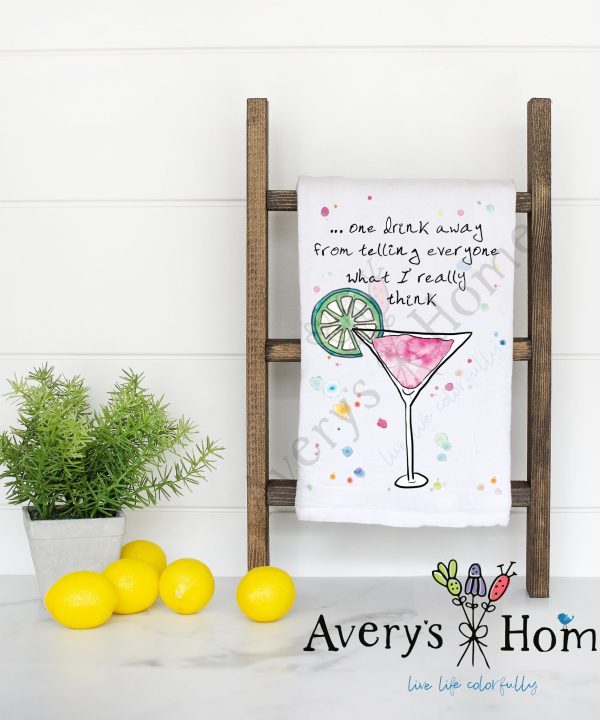 What I Really Think Funny Flour Sack Dish Towel With Mastercard Online