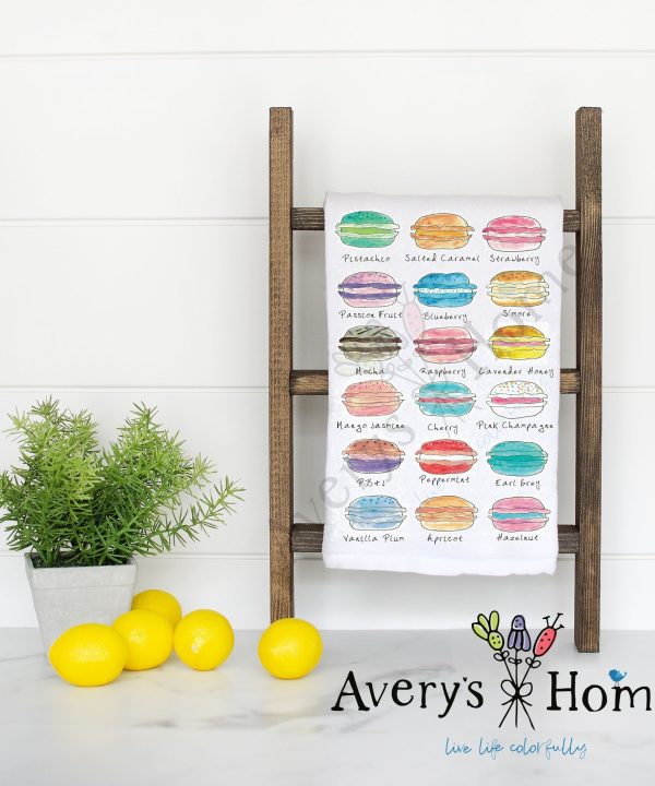 Pistachio Macaron Cookies Flour Sack Dish Towel Clearance 2025