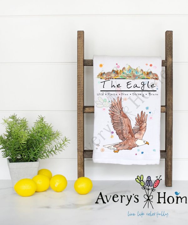 The Mountain Eagle Flour Sack Dish Towel 2025 Sale Online