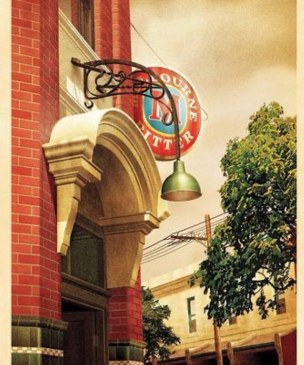 Napier Hotel - Melbourne Bitter Sign Art Print Discount Wholesale