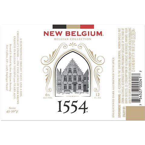 New Belgium 1554 Dark Ale Classic Cheap Pice