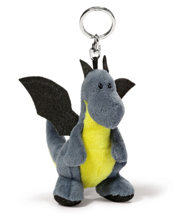 Nici 10cm Bean Bag Keyholder Grey Green Dragon Cheap Sale With Paypal