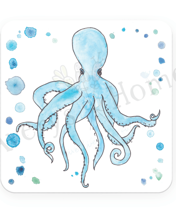 Octopus Absorbent Stone Coaster (Sold as set of 12) Store Sale Online