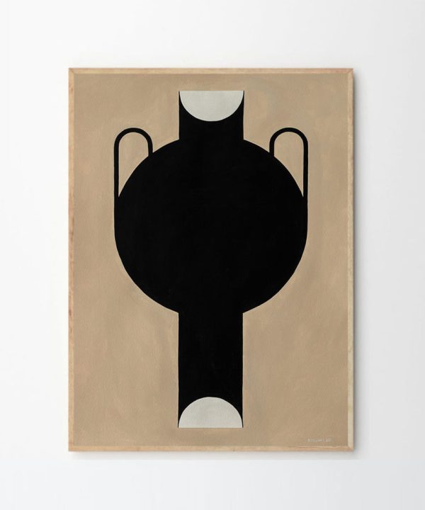 Silhouette of a Vase Print Latest Collections