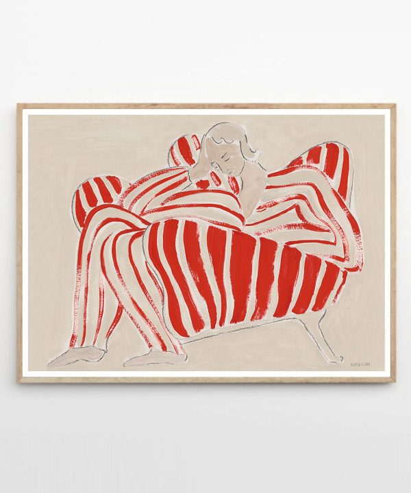 Red Chair Print 30Cm x 40Cm In China For Sale