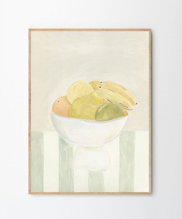 Still life with Fruit Print 50Cm x 70Cm Cheap Sale 2025 Unisex