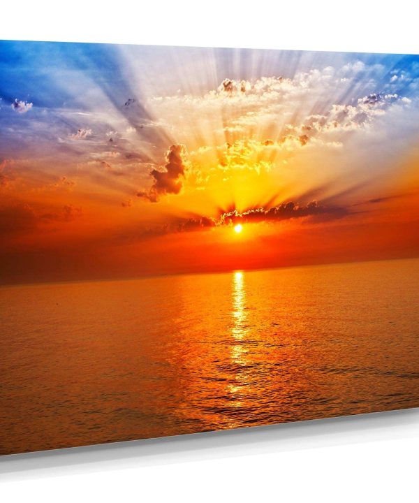 Orange Sea Sunrise under Blue Sky Purchase Cheap Pice