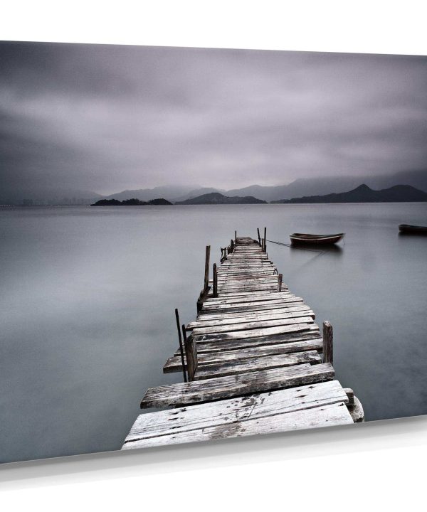 Pier and Boats at Seashore Shop For Online