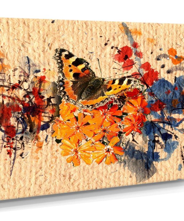 Orange Buttlerfly in Watercolor Painting Cheap Sale 2025