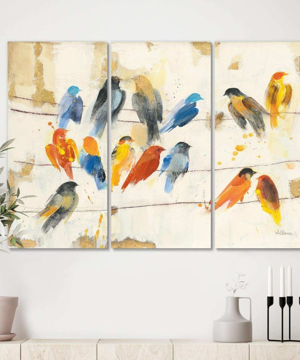 Multicolor Bird Meeting Multi-Panels Discount Tumblr