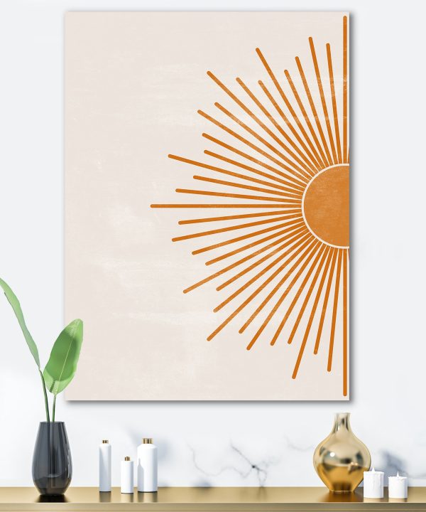 Orange Sun Print I Sale Huge Surprise