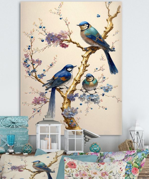 Multicolor Birds On Plum Blossoms Tree VII Clearance Wide Range Of