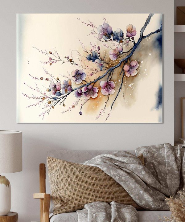 Pink And Plum Cherry Blossom Branch I Buy Sale Online