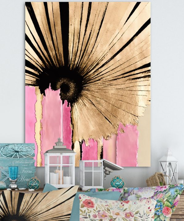 Pink Gerbera Flower On Abstract Fusion I Collections Cheap Pice
