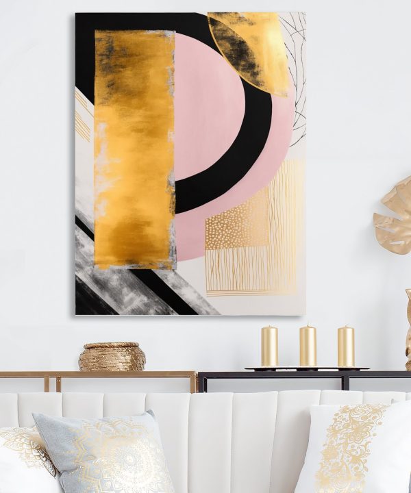 Pink And Gold Art Deco IV Discount Cheap