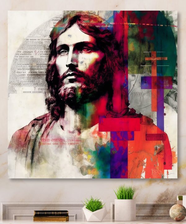 Pop Art Jesus Portrait I Original Cheap Online