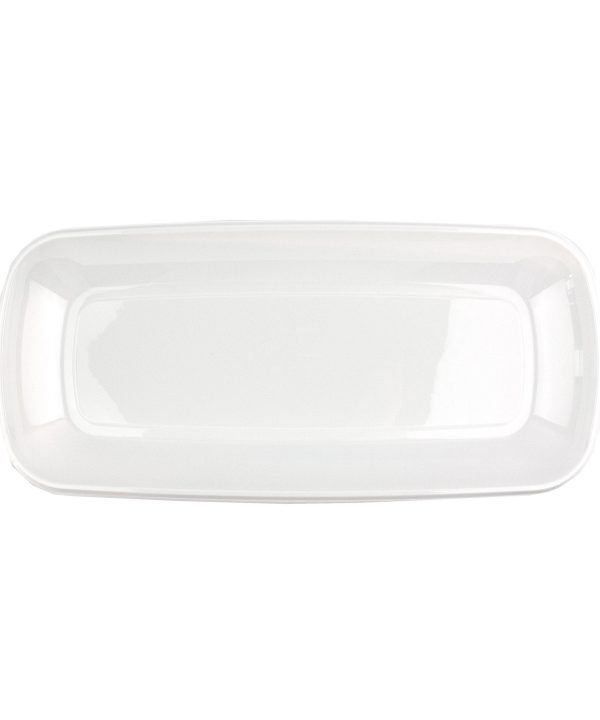 180mm x 390mm White Serving Tray Cheapest Online