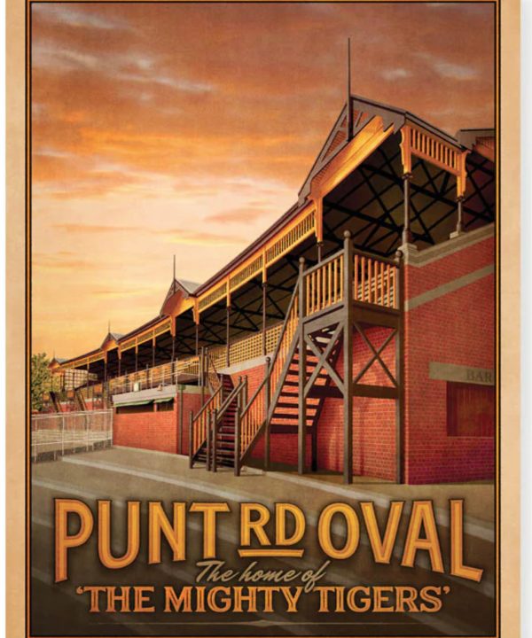 Punt Road Oval Art Print Cost Cheap Online