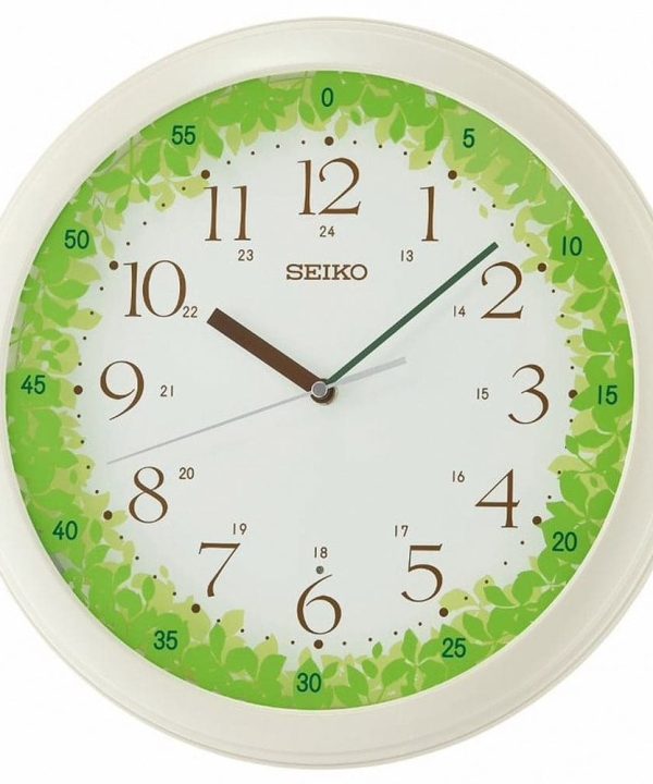 Seiko Clock Round Wall White Dial QHA010H Clearance 100% Original