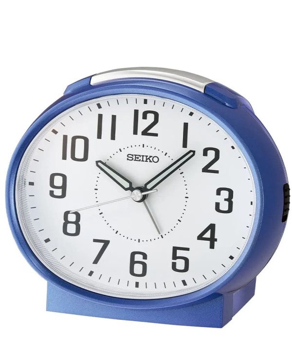Seiko Clock White Dial Daily Alarm Clock QHK059L Clearance Perfect