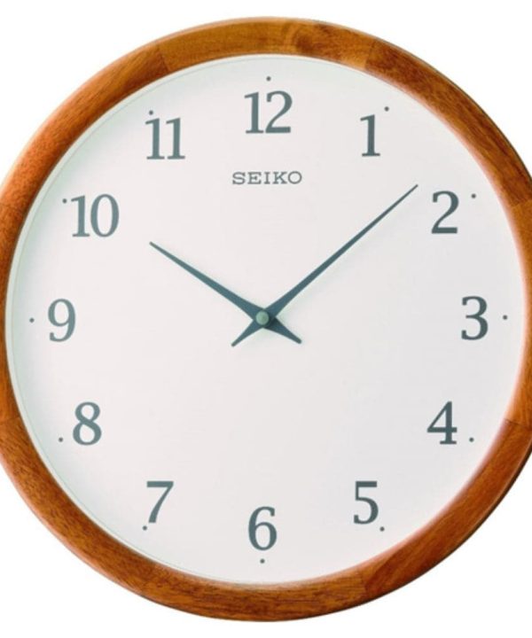 Seiko Clock White Dial Round Wall Clock QXA763BN Discount Best Place