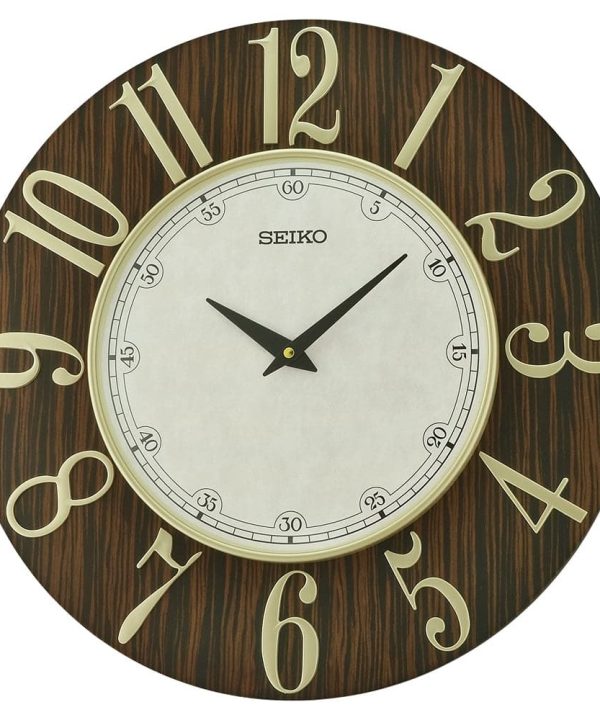 Seiko Clock Brown Dial Wall Clock QXA800Z For Sale 2025