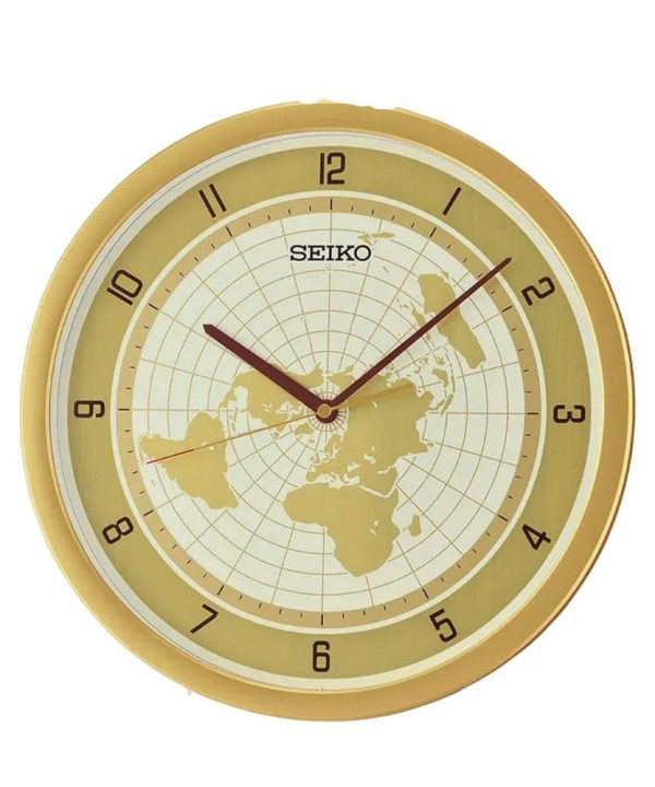 Seiko Clock Gold Case Wall Clock QXA814G Clearance Pirce Sale