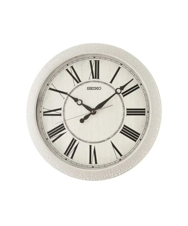 Seiko Clock White Dial Round Wall Clock QXA815W For Sale Official Site