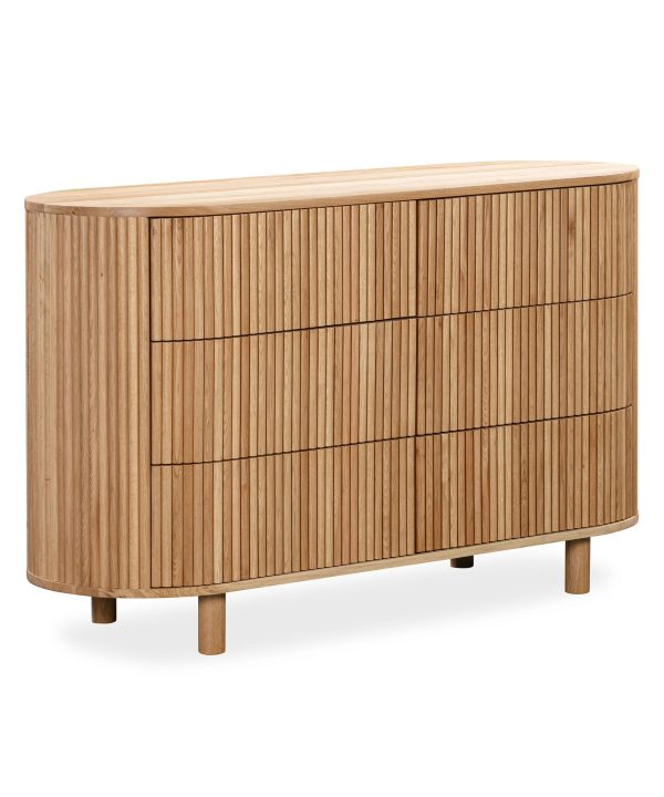 Ripple 6 Drawer Chest - Oak Buy