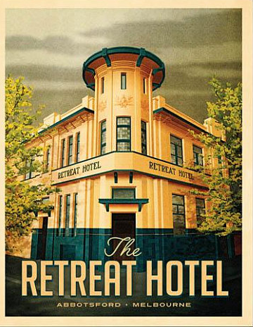 Retreat Hotel Abbotsford Art Print Sale Shop Offer