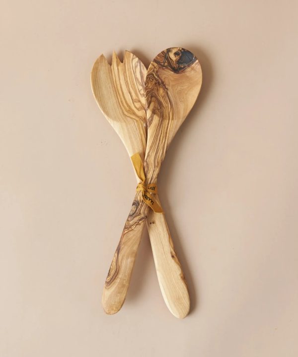 Salad Servers - Olive Wood Buy Cheap Discounts